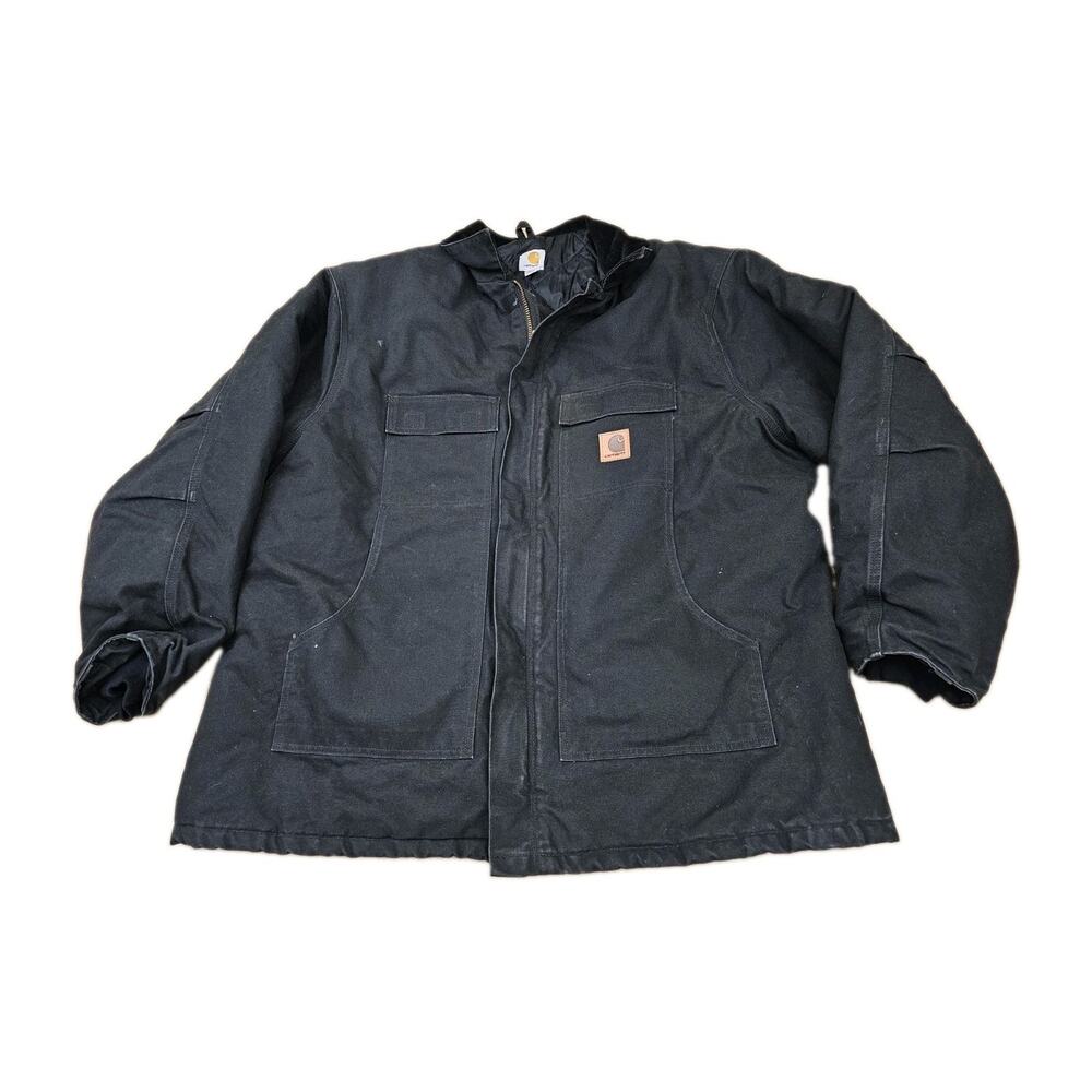 Carhartt Jacket Arctic Quilt Lined Mens 3XL TALL C26 BLK Black
